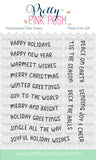 PRETTY PINK POSH:  Christmas Banner Greetings | Stamp