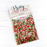 PRETTY PINK POSH:  Shaker Beads | Christmas Cookie