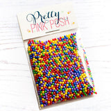 PRETTY PINK POSH:  Shaker Beads | Color Splash