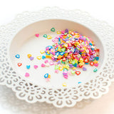 PRETTY PINK POSH:  Clay Confetti | Colorful Hearts