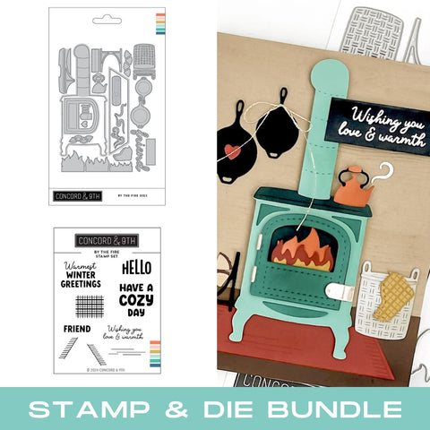 CONCORD & 9 th :  By the Fire | Stamp & Die Bundle