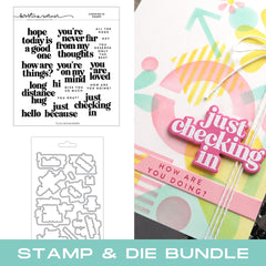 CONCORD & 9 th : Checking In | Stamp & Die Bundle – Doodlebugs