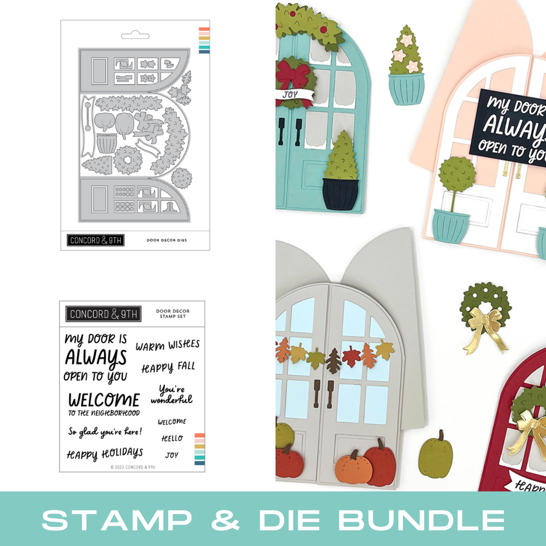 CONCORD & 9 th : Door Decor | Stamp and Die Bundle – Doodlebugs