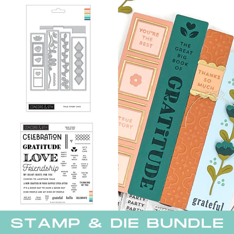 CONCORD & 9 th :  True Story | Stamp and Die Bundle