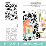 CONCORD & 9 th :  Flower Medley | Stamp and Die Bundle