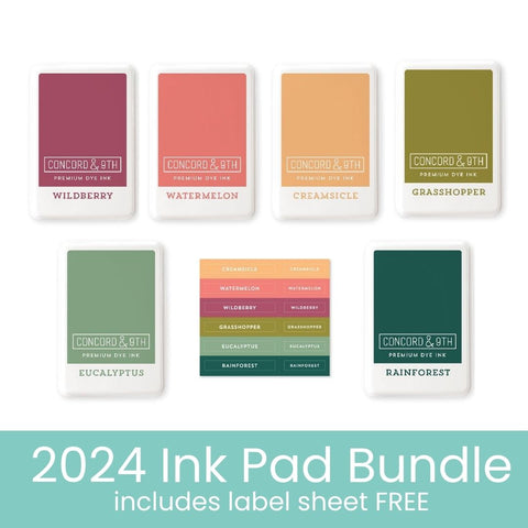 CONCORD & 9 th :  2024 Colors | Ink Pad Bundle