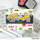 PRETTY PINK POSH:  Construction Additions | Stamp & Die Bundle