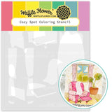WAFFLE FLOWER: Cozy Spot | Coloring Stencil