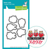 LAWN FAWN: Critter Conversation Hearts | Lawn Cuts Die