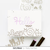 PRETTY PINK POSH: Die | Large Hello + Shadow