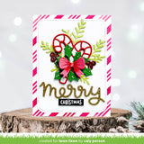 LAWN FAWN: Scripty Merry Outline Add-On | Lawn Cuts Die