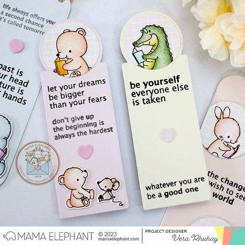 MAMA ELEPHANT: Simple Bookmarks | Creative Cuts – Doodlebugs