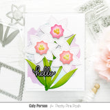 PRETTY PINK POSH: Watercolor Circle Mask | Stencil