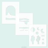 CONCORD & 9 th : Desertscape | Stencil Pack