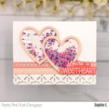 PRETTY PINK POSH: Double Heart Shaker | Die