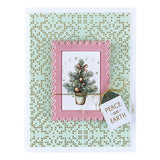 SPELLBINDERS:  Postage Stamps | 3D Emboss and Cut Folder