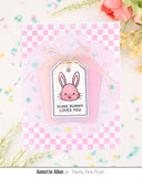 PRETTY PINK POSH: Mini Checker | Stencil