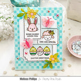 PRETTY PINK POSH: Mini Checker | Stencil