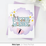 PRETTY PINK POSH: Watercolor Circle Mask | Stencil