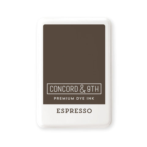 CONCORD & 9 TH: Premium Dye Ink Pad | Espresso