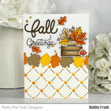 PRETTY PINK POSH: Fall Leaves Border | Die