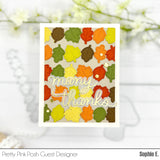 PRETTY PINK POSH: Fall Leaves Border | Die