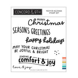 CONCORD & 9th :  Festive Blooms | Stamp & Die Bundle