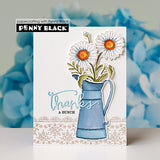 PENNY BLACK : Dainty Daisies | Stamp & Die Bundle