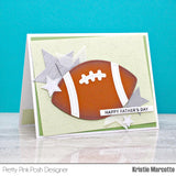 PRETTY PINK POSH: Football Shaker | Die