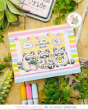 MAMA ELEPHANT: Playful Raccoons | Stamp and Creative Cuts Bundle