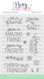 PRETTY PINK POSH:  Friend Greetings | Stamp