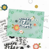 CONCORD & 9 th : Friendly Phrases | Stamp & Die Bundle