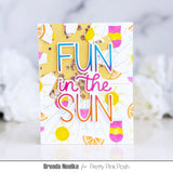 PRETTY PINK POSH: Layered Stencil 3PK | Summer Drinks