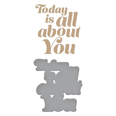 SPELLBINDERS:  All About You | Hot Foil & Die