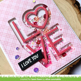 LAWN FAWN: Giant Outlined Love | Lawn Cuts Die