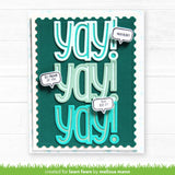 LAWN FAWN: Lawn Cuts Die | Giant Outlined Yay