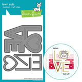 LAWN FAWN: Giant Outlined Love | Lawn Cuts Die