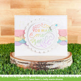 LAWN FAWN: Give It A Whirl Messages | Friends | Stamp