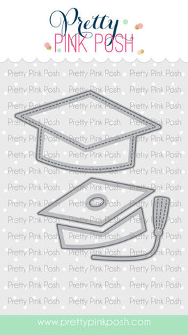 PRETTY PINK POSH: Graduation Cap Shaker | Die