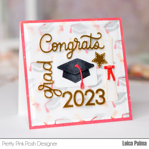Pretty Pink Posh - Graduation Mug Additions Dies (use w/Winter Mug Additions) Pretty Pink Posh - Graduation Mug Additions Dies (use w/Winter Mug Additions)
