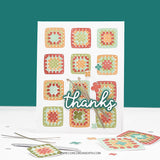 CONCORD & 9 th : Granny Squares Turnabout | Stamp & Die Bundle