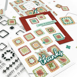 CONCORD & 9 th : Granny Squares Turnabout | Stamp & Die Bundle