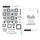 CONCORD & 9 th : Granny Squares Turnabout | Stamp & Die Bundle