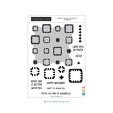 CONCORD & 9 th : Granny Squares Turnabout | Stamp & Die Bundle