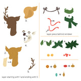 HONEY BEE STAMPS: Lovely Layers: Vintage Reindeer | Honey Cuts