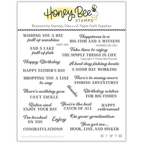 HONEY BEE STAMPS: Hooked on You | Stamp
