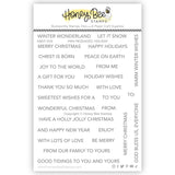 HONEY BEE STAMPS: Mini Messages : Holiday | Stamp