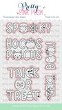 PRETTY PINK POSH: Halloween Word Scenes | Stamp & Die Bundle