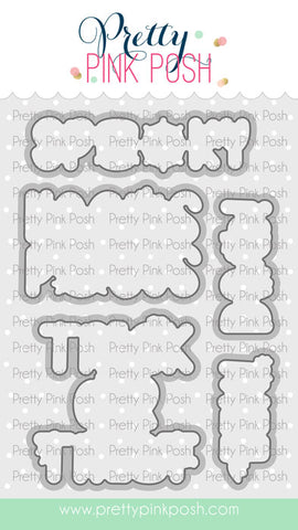 PRETTY PINK POSH: Halloween Word Scenes | Die