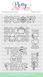 PRETTY PINK POSH: Halloween Word Scenes | Stamp & Die Bundle